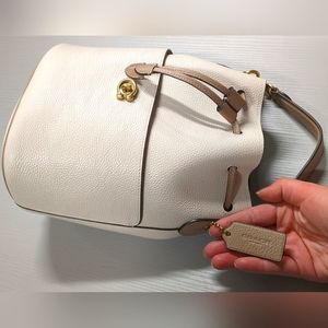 Drawstring Dempsey Bucket Bag with Color Blocking